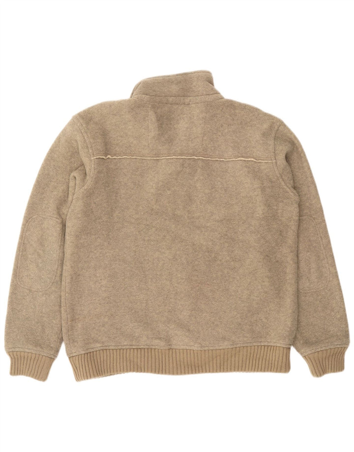 Marks & Spencer Herren-Trainingsanzug, Blau, Harbor, Top, Jacke, Größe L, Beige gefleckt