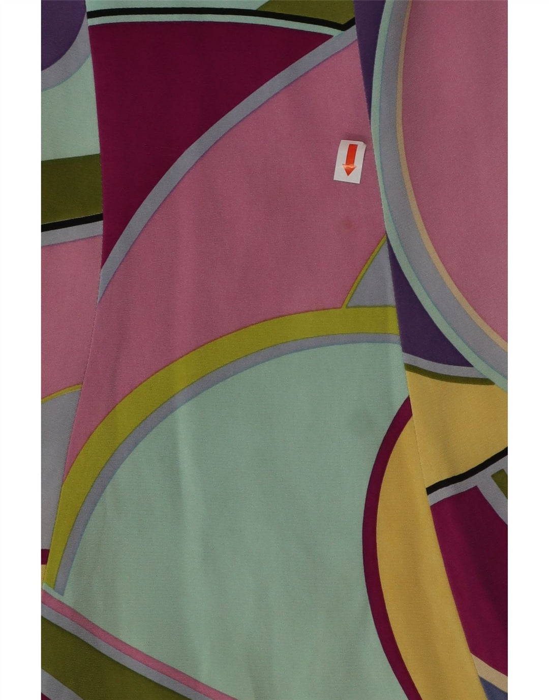 KAREN MILLEN Damen A-Linienrock UK 10 Small W30 Mehrfarbig Geometrisch