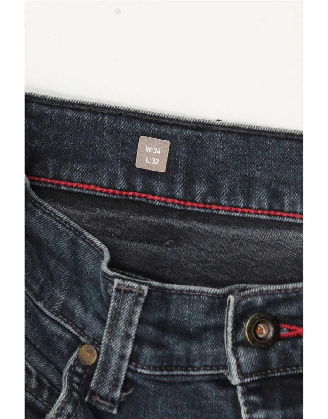 MUSTANG Damen Tramper Slim Fit Tapered-Jeans mit mittlerer Leibhöhe, W34, L32, Blau