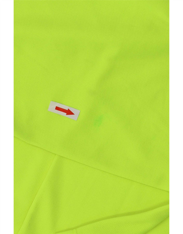 Nike Herren Dri Fit Top Langarm Großes grünes Polyester