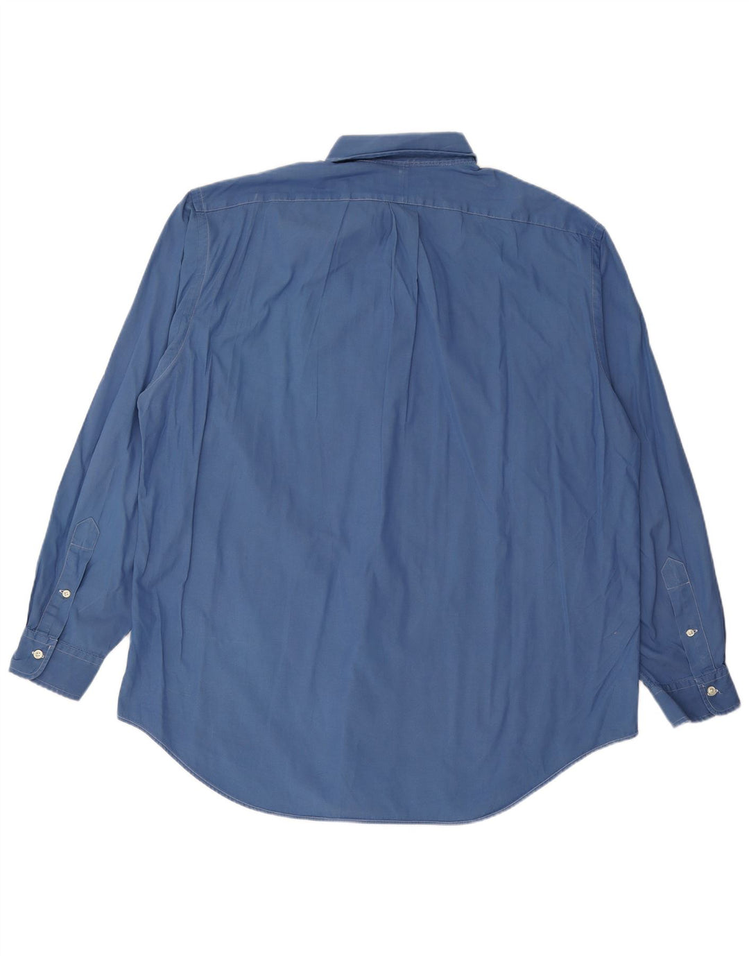 RALPH LAUREN Herren Yarmouth Loose Fit Hemd Größe 17 XL Blaue Baumwolle