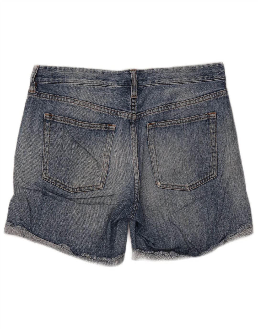 J. CREW Damen Jeansshorts W27 Small Blau Baumwolle
