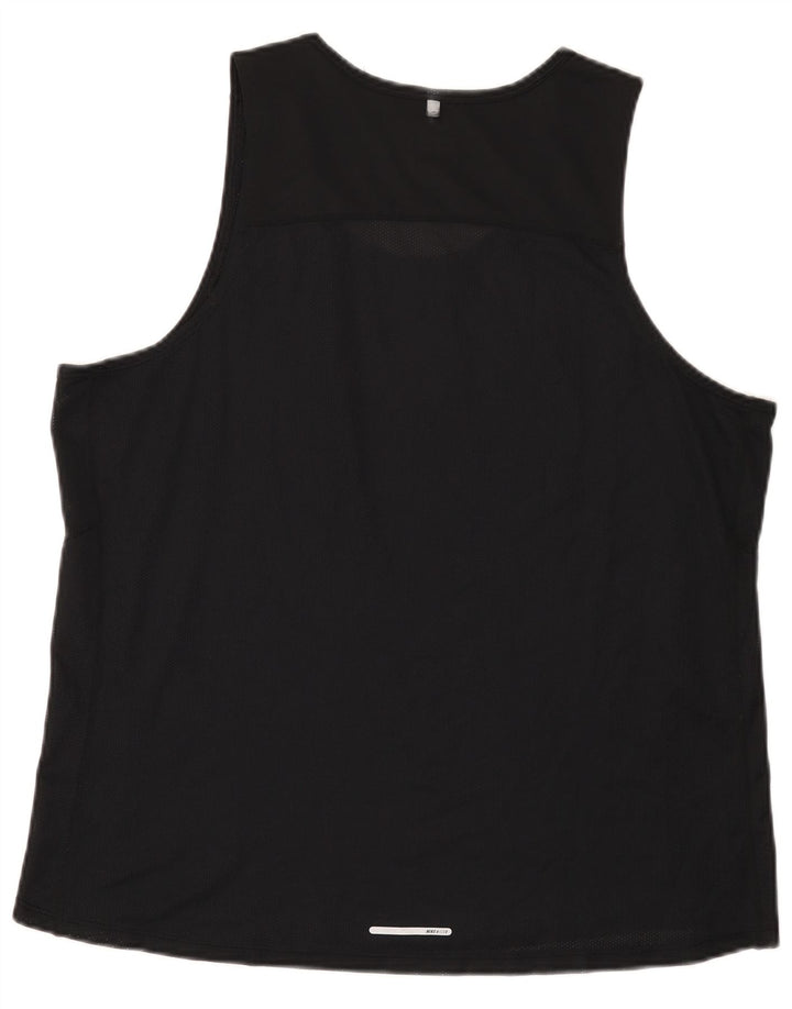 Nike Herren Dri Fit Weste Top XL Schwarz