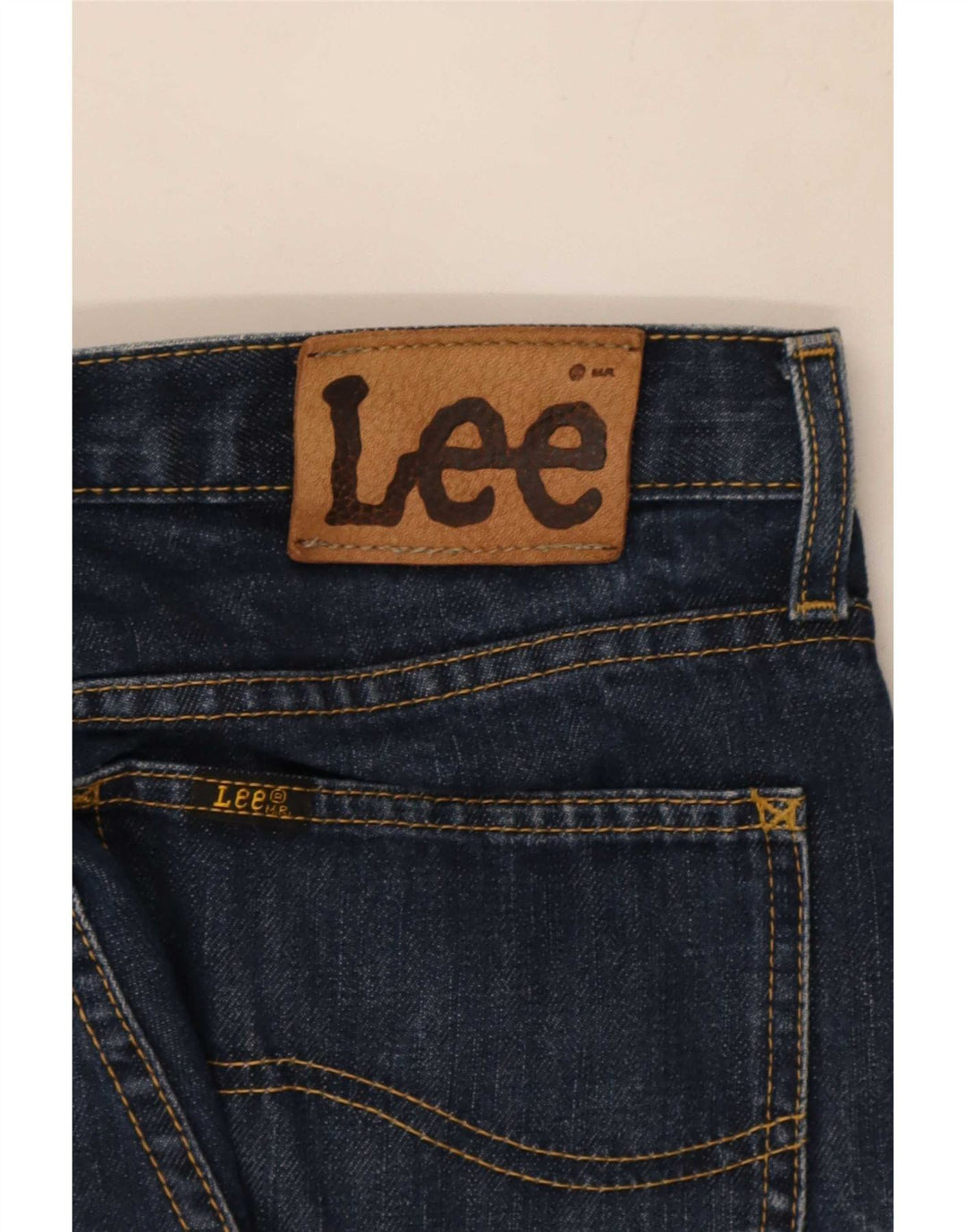 Lee Herren Straight Jeans W30 L31 Marineblau