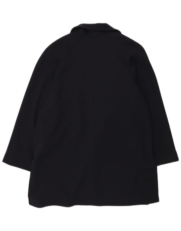 Luisa Spagnoli – Übergroße, offene Blazerjacke für Damen, UK 14, mittleres Marineblau