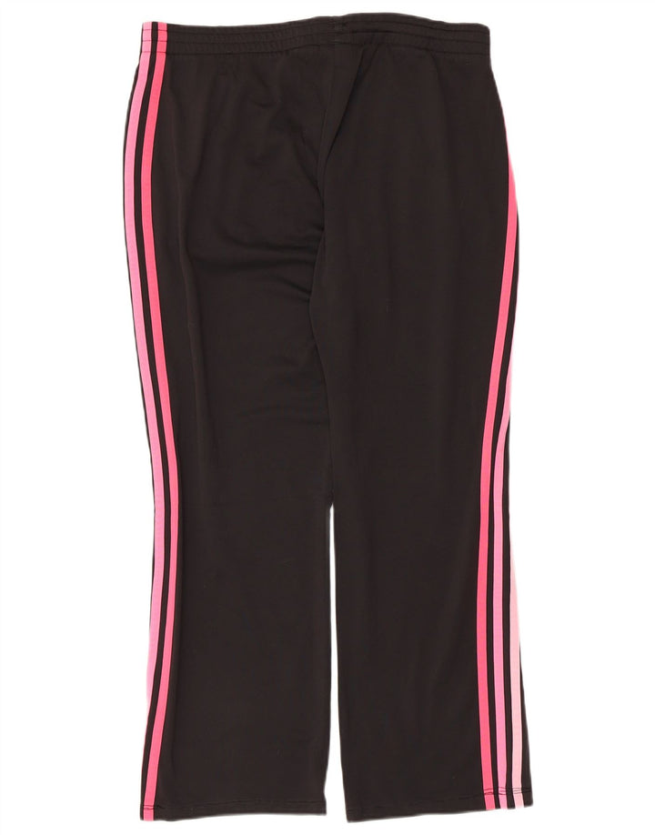 Adidas Damen-Trainingshose UK 12/14 Mittelschwarzes Polyester