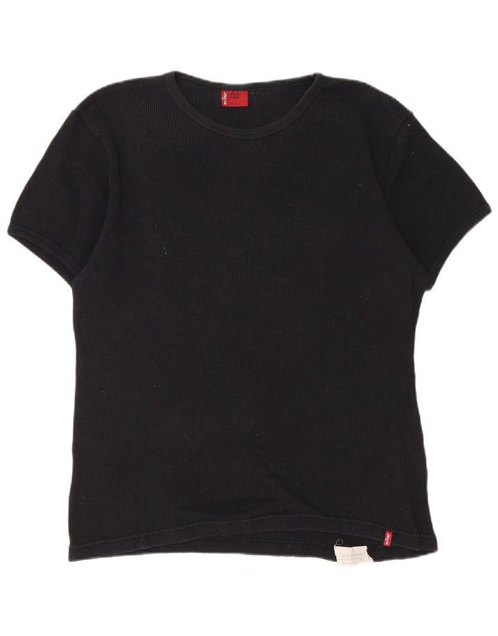 Levi's Herren T-Shirt Top XL Schwarz Baumwolle