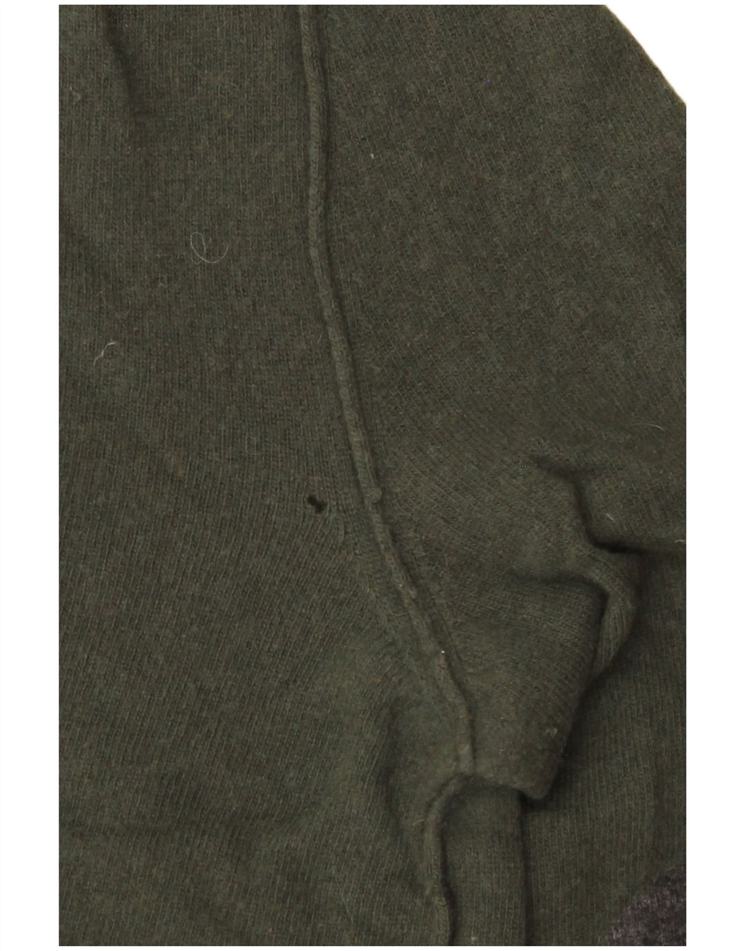 WOOLRICH Damen-Pullover mit Rundhalsausschnitt, UK 14, mittlere Khaki-Wolle
