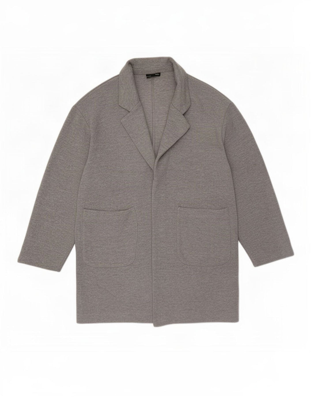 Zara Womens Open Overcoat UK 10 Small Grau