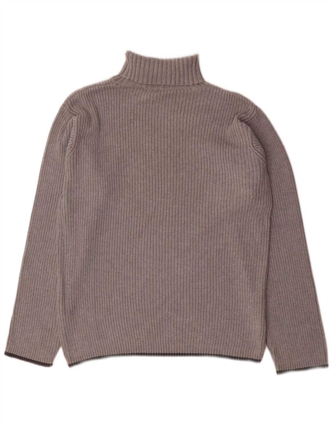 TOMMY HILFIGER Herren-Pullover mit Rollkragen, groß, grau, Baumwolle