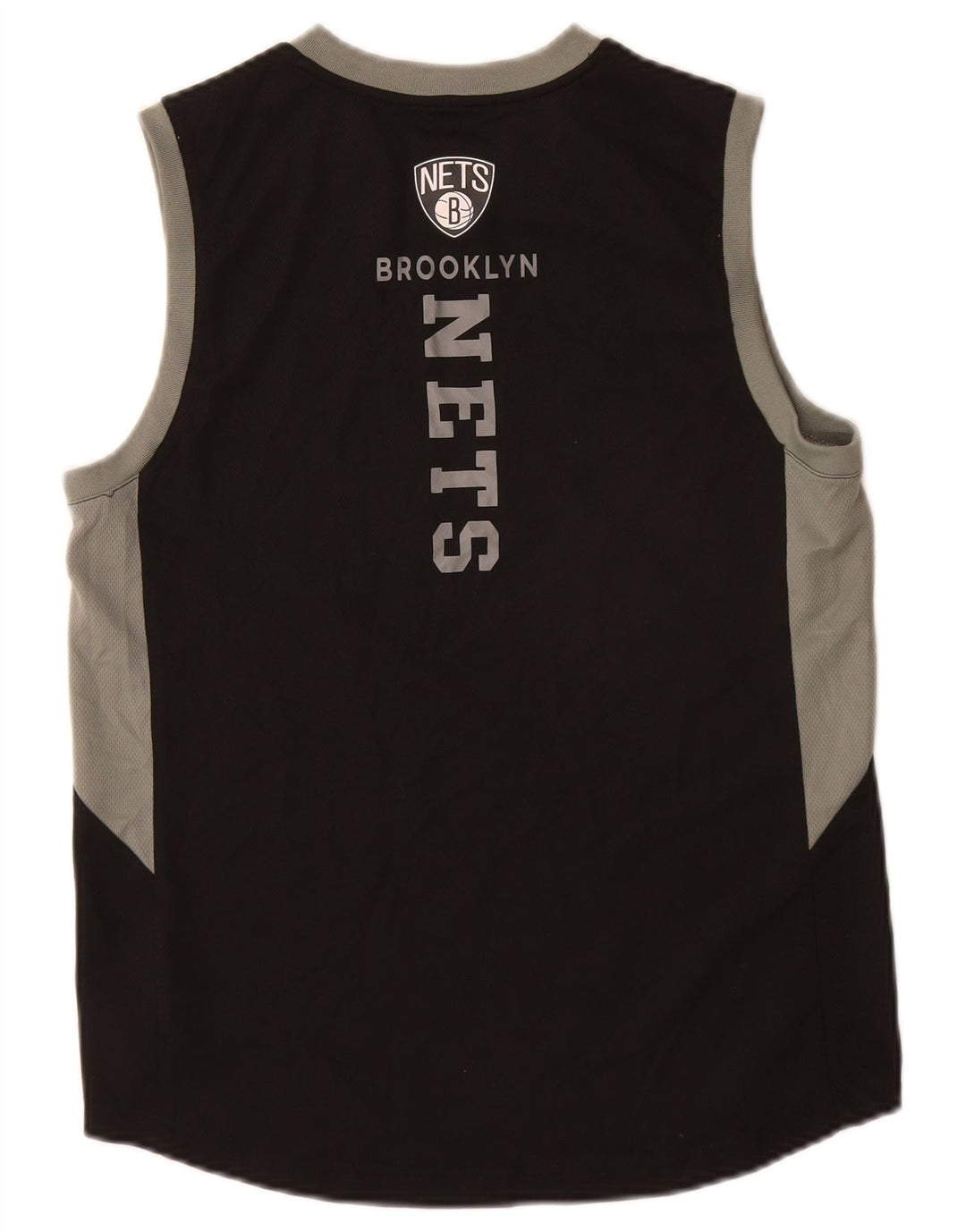 NBA Boys Brooklyn Nets Grafik-Trägershirt, 14–15 Jahre, Größe L, Schwarz, Farbblock