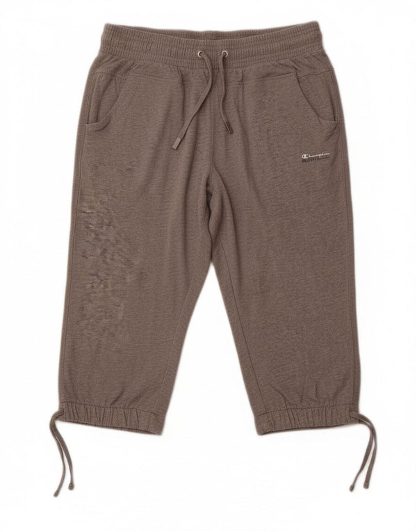 Champion Damen Heritage Classics Bermuda Sport Shorts UK 14 Large Grau