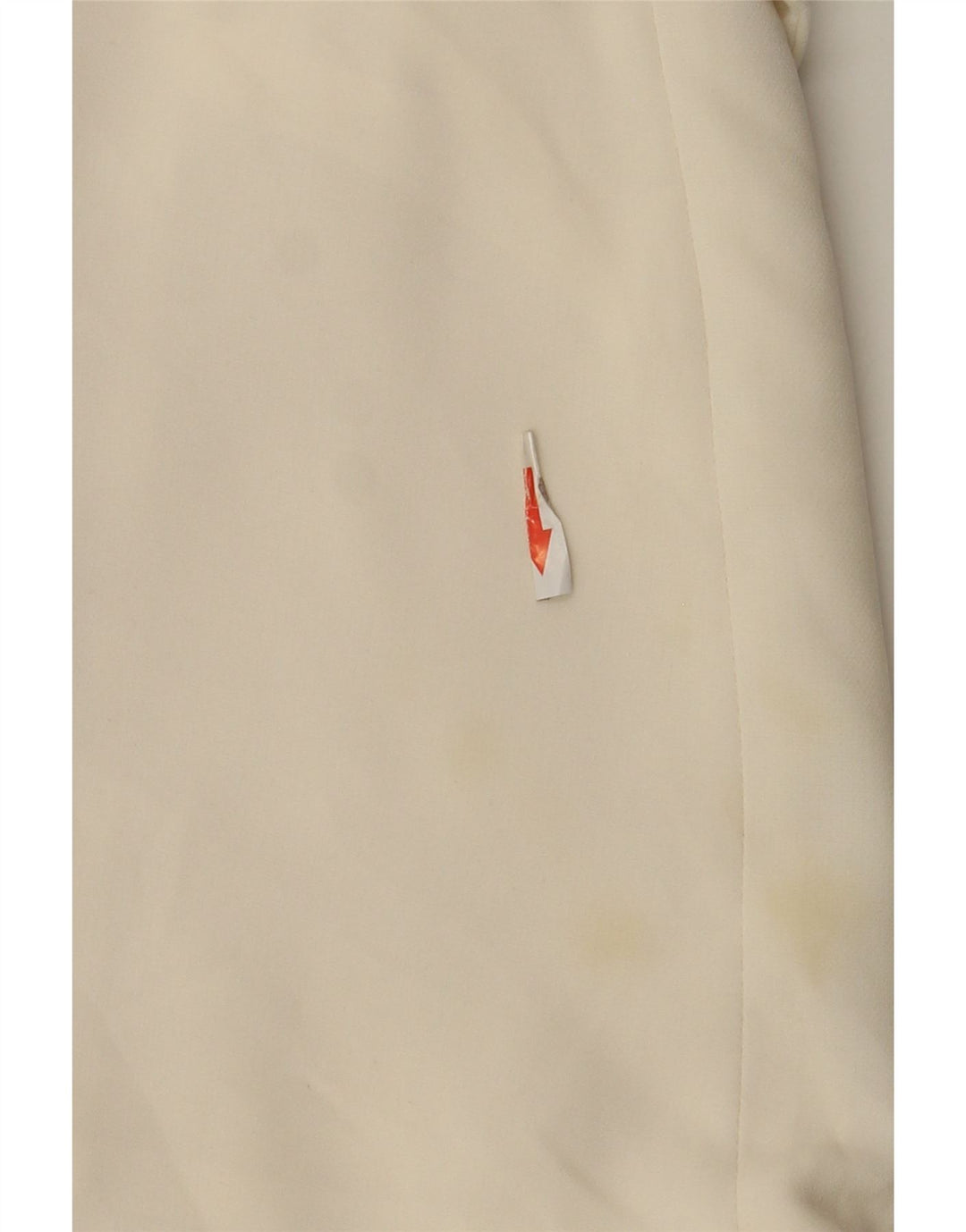 Offene Blazerjacke für Damen von Zara, Gr. 10, Größe S, cremefarbenes Polyester