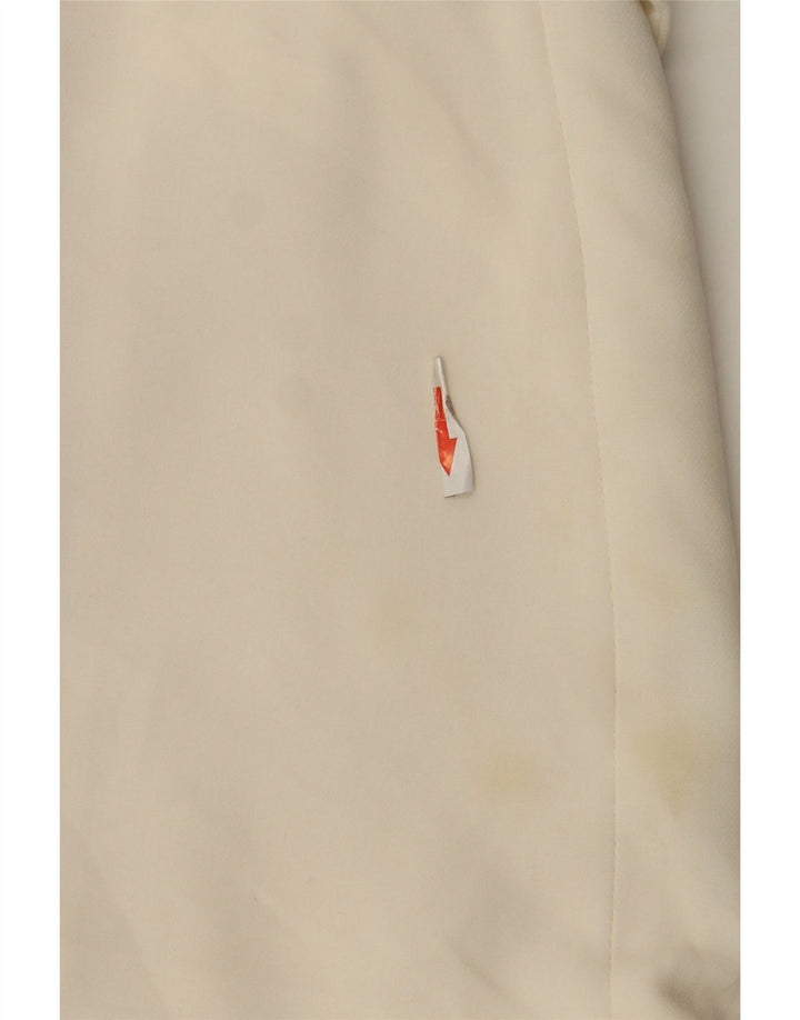 Offene Blazerjacke für Damen von Zara, Gr. 10, Größe S, cremefarbenes Polyester