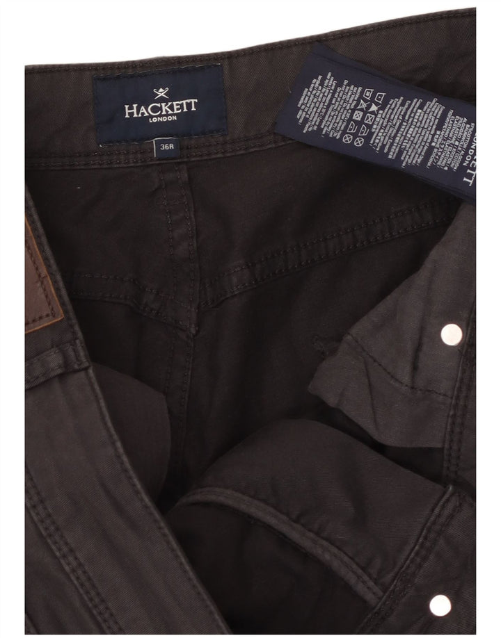 Hackett Herren Slim Freizeithose W36 L31 Braune Baumwolle