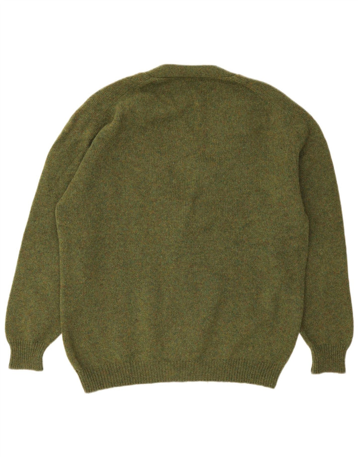 Vintage Herren Cardigan Pullover XL Grün