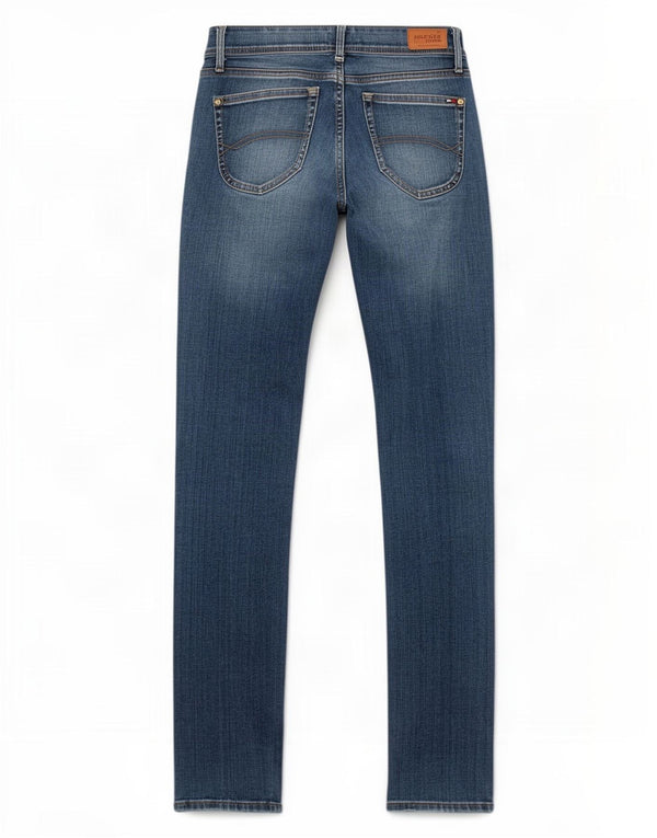 Tommy Hilfiger Damen Slim Jeans W28 L30 Blau