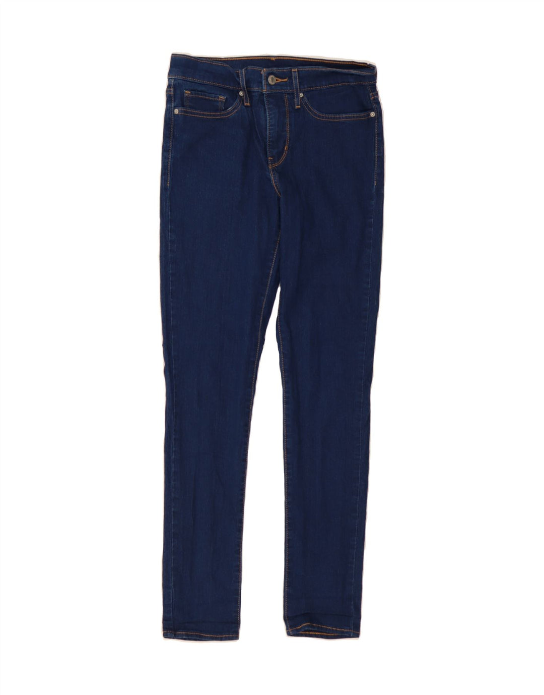 LEVI'S Womens Skinny Jeans W27 L30 Blue Cotton Vintage Levi's and Second-Hand Levi's from Messina Hembry 