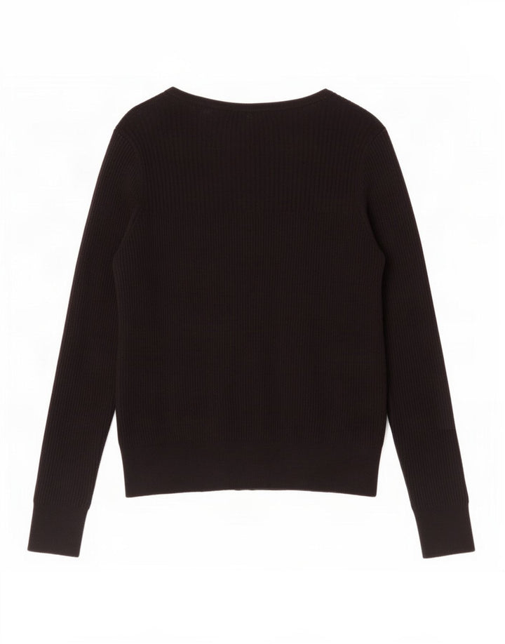 Marks & Spencer Damen-Cardigan-Pullover UK 14 Medium Schwarz