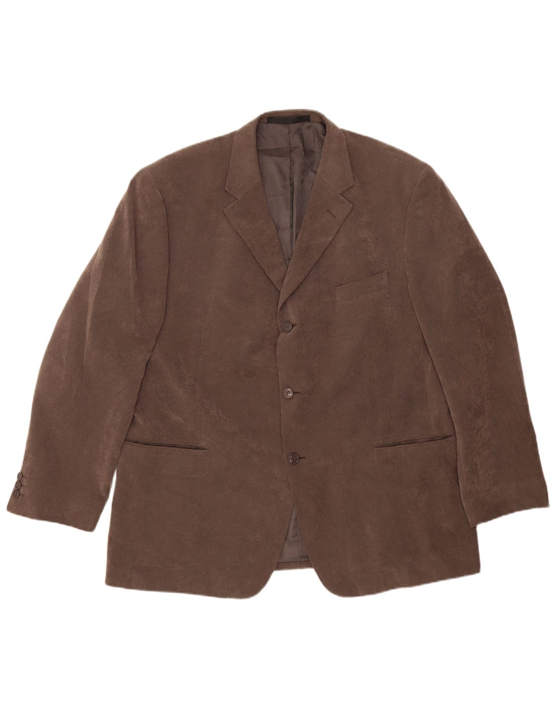 Marks & Spencer Herren-Blazer mit 3 Knöpfen, UK 46, XL, Grau, Polyester