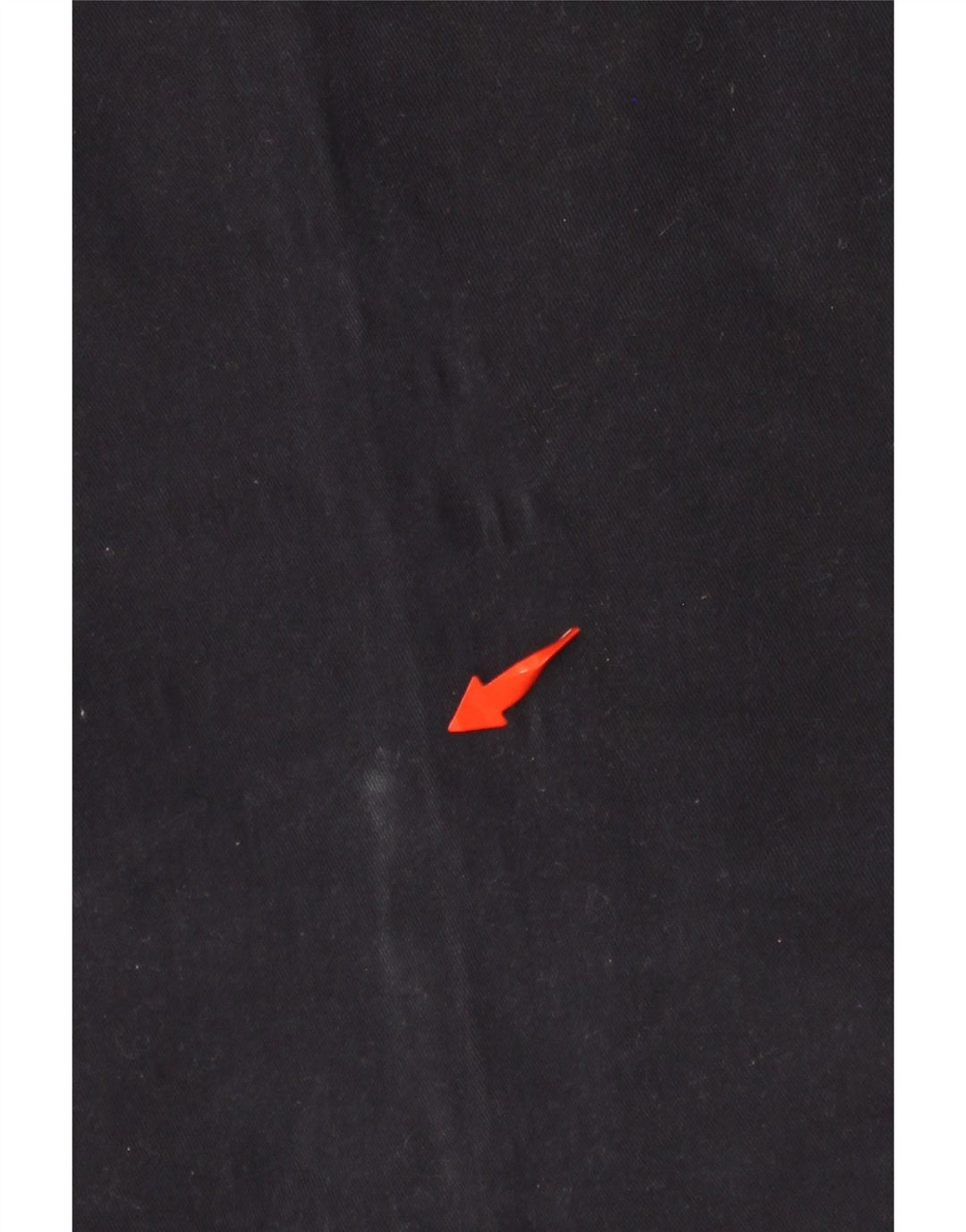 ARMANI Herren gerade Chinohose EU 52 XL W36 L36 Marineblau Baumwolle