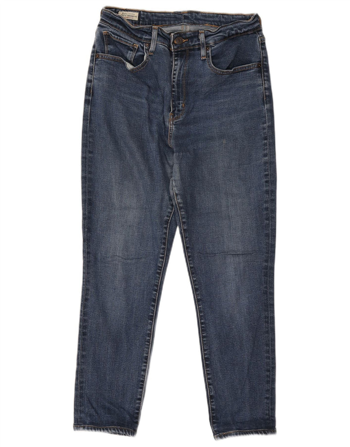 Levi's Damen-Jeans mit hoher Taille, kurz geschnitten, W28, L25, Blau