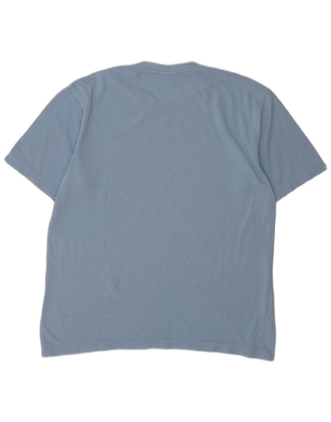 Lacoste Herren T-Shirt Top Größe 4 mittelblaue Baumwolle