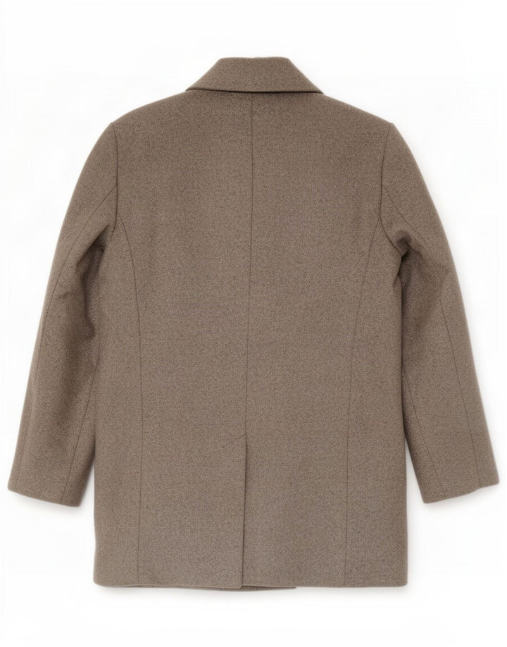 Reiss Herren Pea Coat UK 38 Mittelgraue Wolle