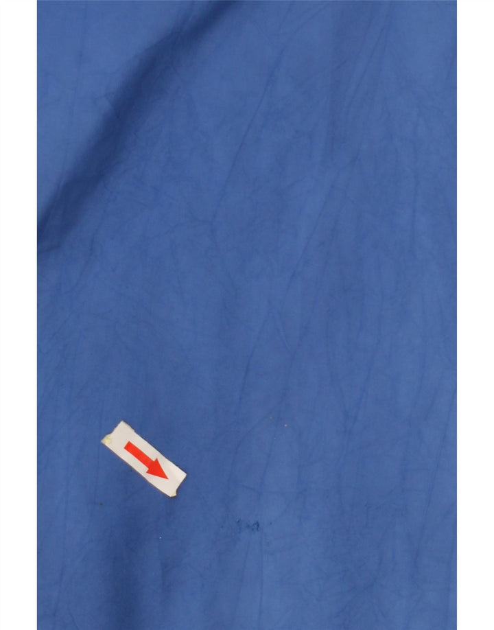 FEVER Herren-Anorakjacke UK 38 Mittelblaues Colourblock-Polyester