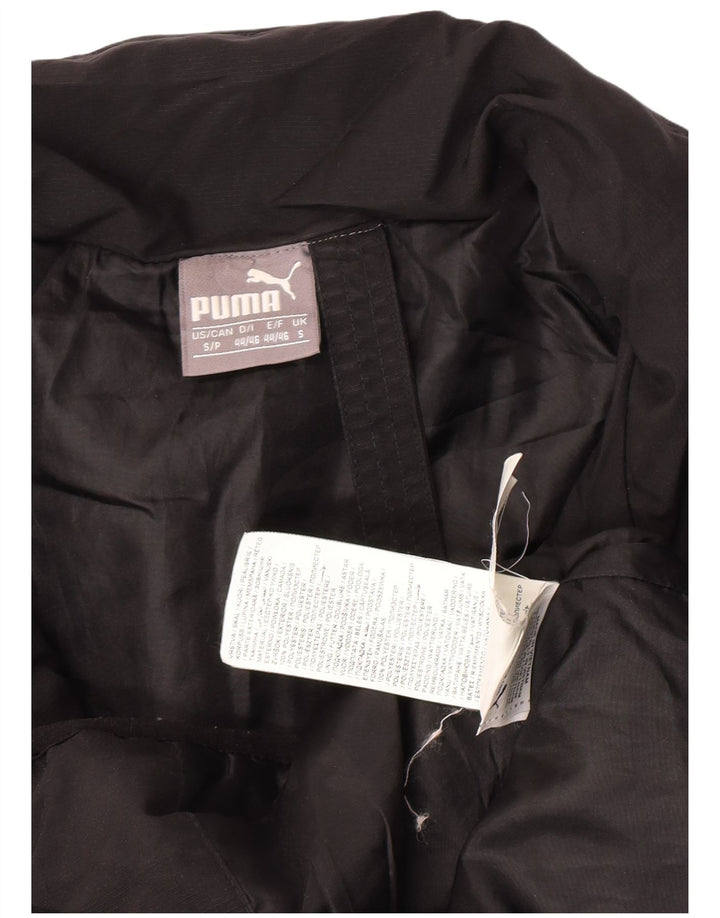 Puma Herren gepolsterte Jacke UK 36 Small Schwarz Polyester