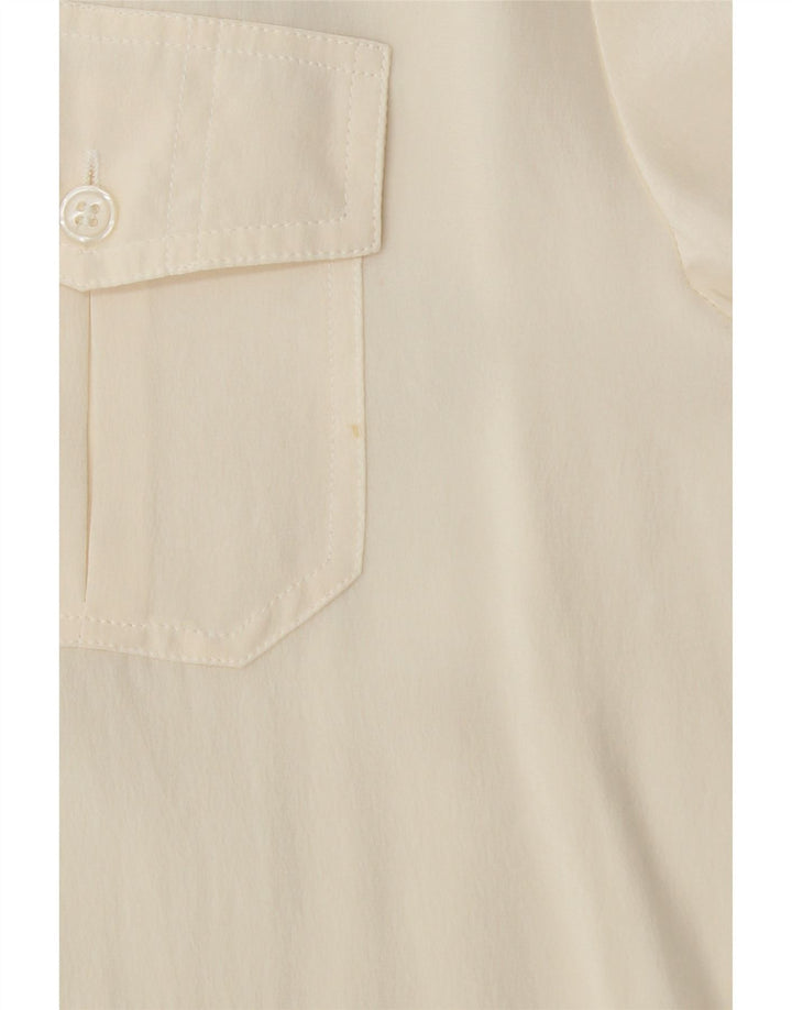 PROJECT Damen Hemdbluse UK 18 XL Off White Silk