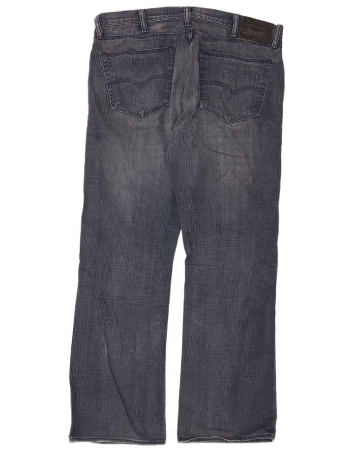 Levi's Herren 527 Bootcut Jeans W38 L32 Blaue Baumwolle