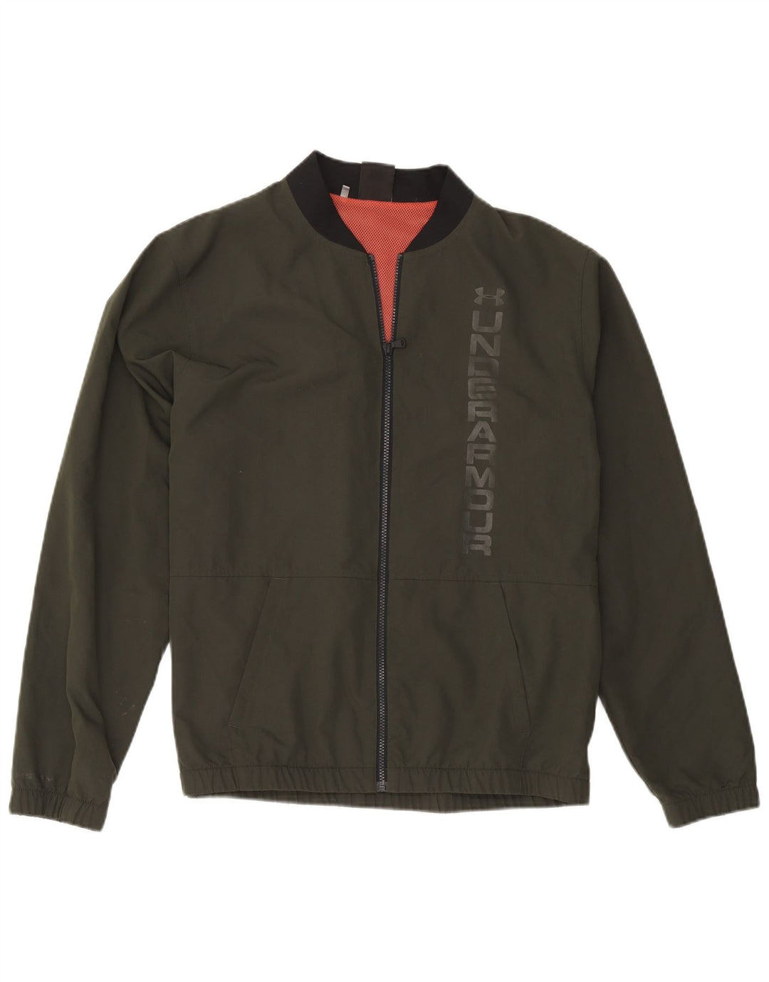 Under Armour Herren Bomberjacke mit Grafik, UK 40, Größe L, Khaki
