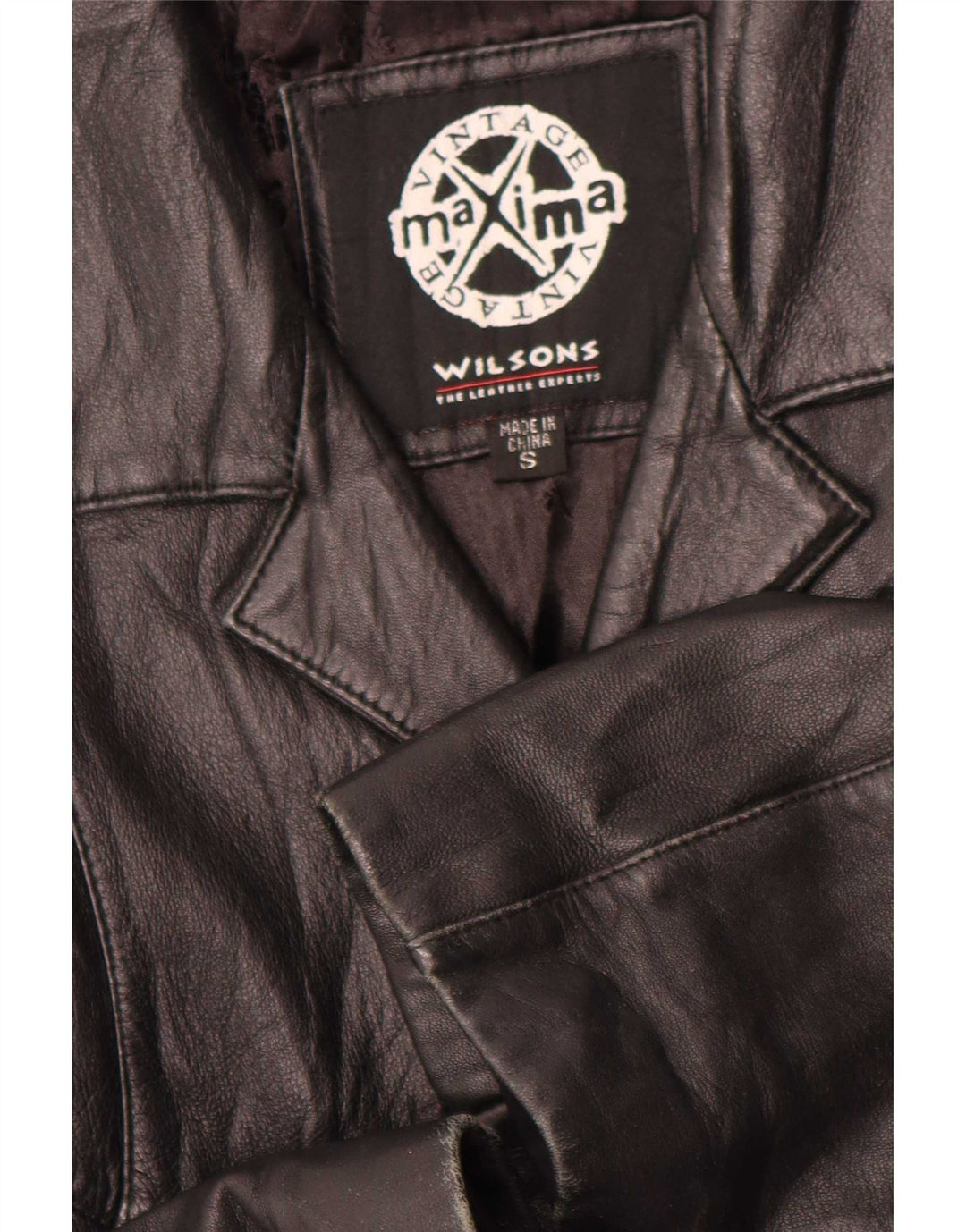 Wilsons Damen Lederjacke UK 10 Small Schwarz