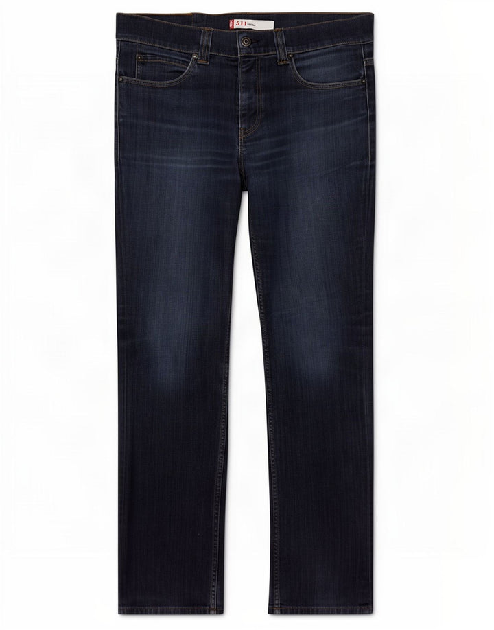 Levi's Herren 511 Slim Jeans W36 L34 Marineblau