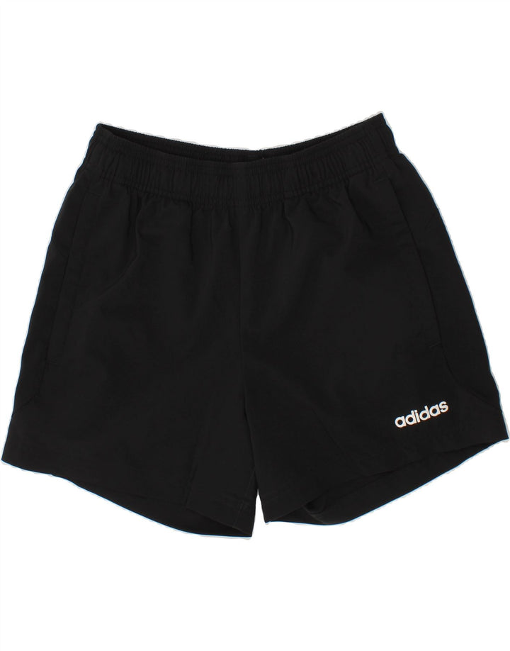 ADIDAS Boys Sport Shorts 11-12 Years Black Polyester Vintage Adidas and Second-Hand Adidas from Messina Hembry 