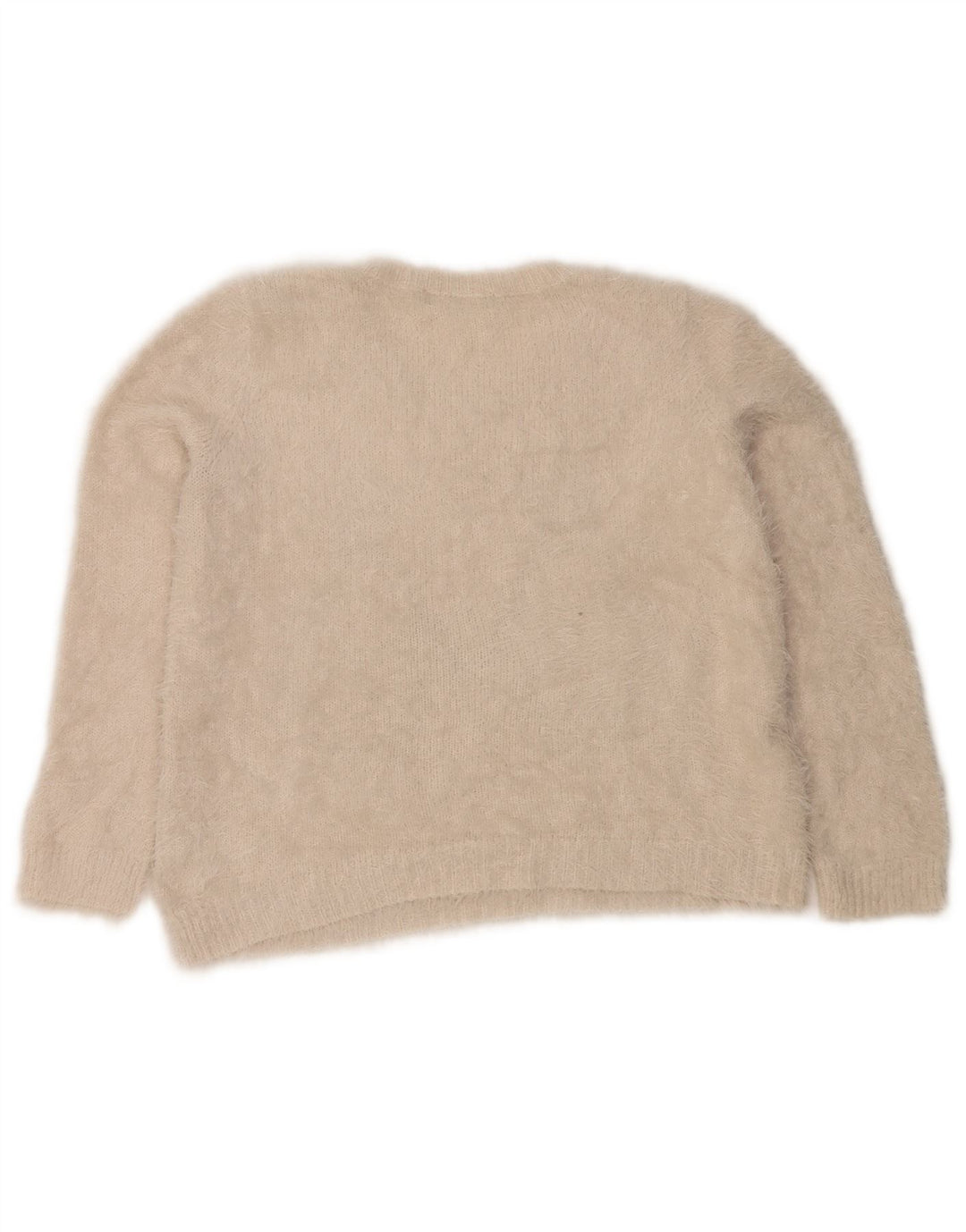 Marks & Spencer Damen-Pullover mit bauchfreiem U-Boot-Ausschnitt, Gr. 12, Mittel, gebrochenes Weiß