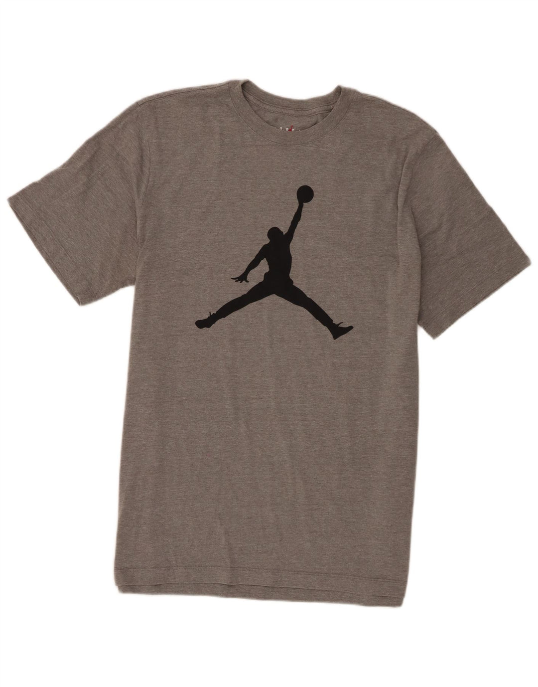 Jordan Herren-T-Shirt mit Grafik, Größe L, aus grauer Baumwolle