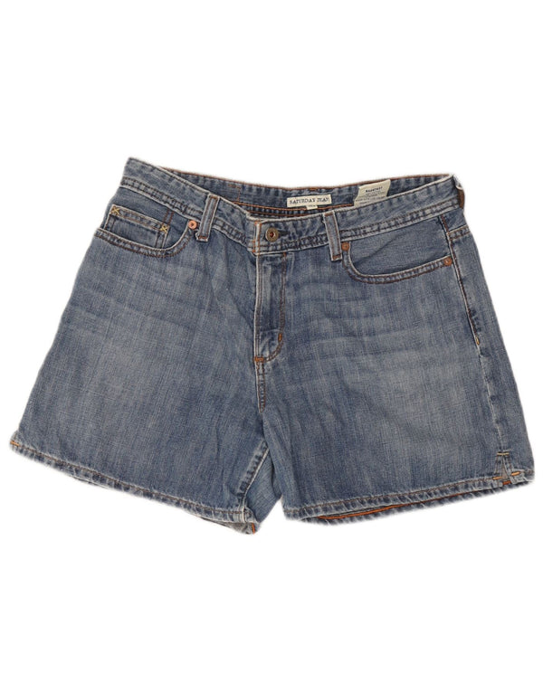 Polo Ralph Lauren Damen Jeansshorts US 8 Medium W29 Blaue Baumwolle