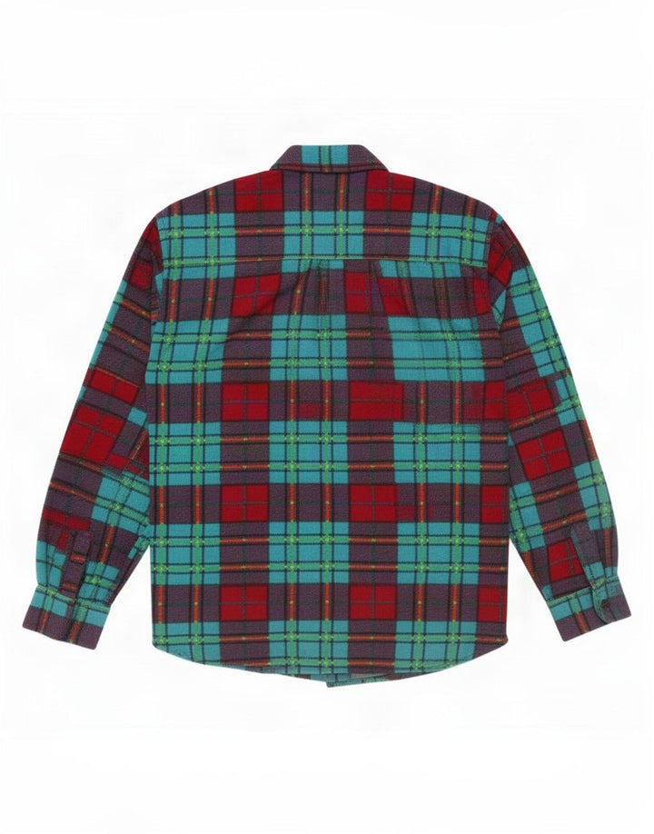 Great Escapes Herren-Flanellhemd, klein, mehrfarbig, kariert, Polyester