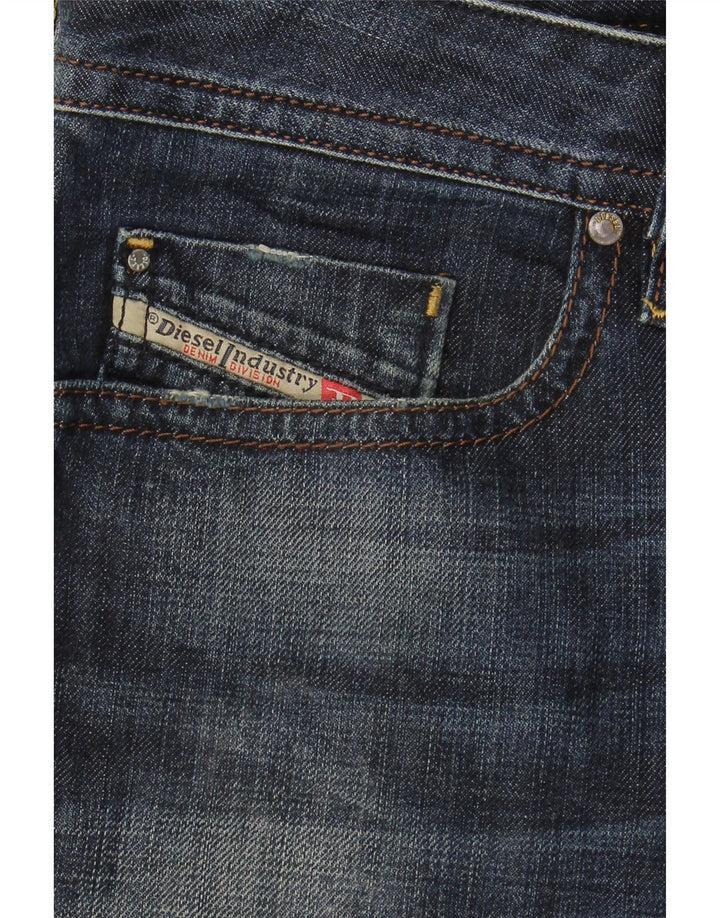 DIESEL Herren Buster Regular Slim Tapered Jeans W29 L30 Marineblaue Baumwolle