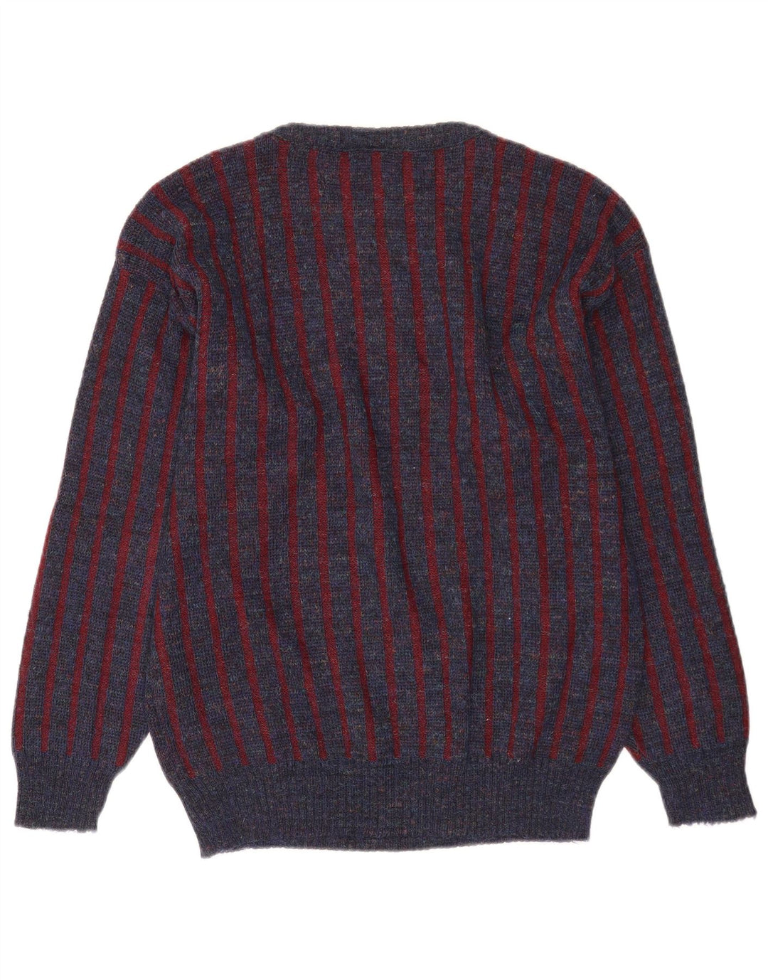 Angelo Litrico Herren-Pullover mit Rundhalsausschnitt, EU 48/50, mittelblau, geometrisch