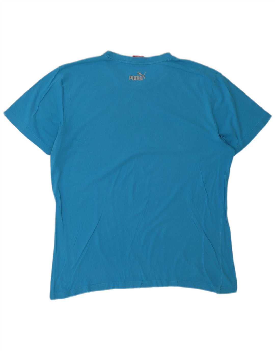 Puma Herren T-Shirt mit Grafik, Größe L, Blau