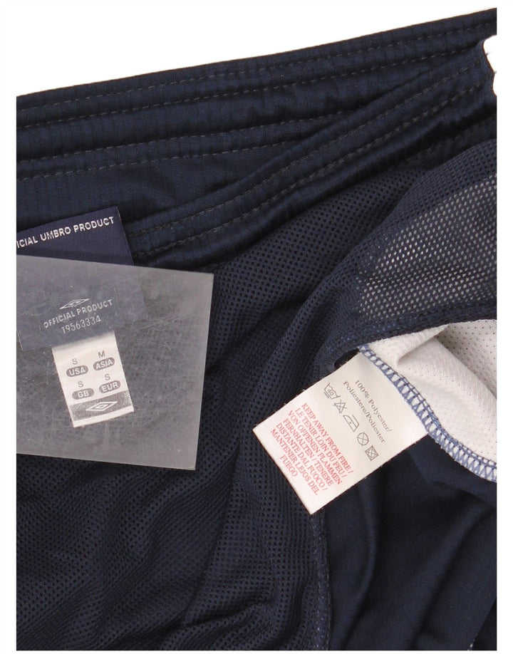 Umbro England-Sportshorts für Herren, Größe S, Marineblau, Farbblock-Polyester