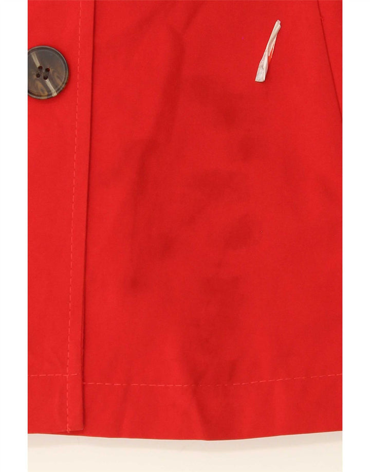Marks & Spencer Damen Kurzer Trenchcoat UK 22 3XL Rot Polyester