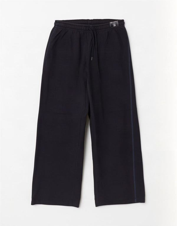Champion Damen-Trainingshose mit weitem Bein, UK 14, Größe L, Marineblau, Baumwolle
