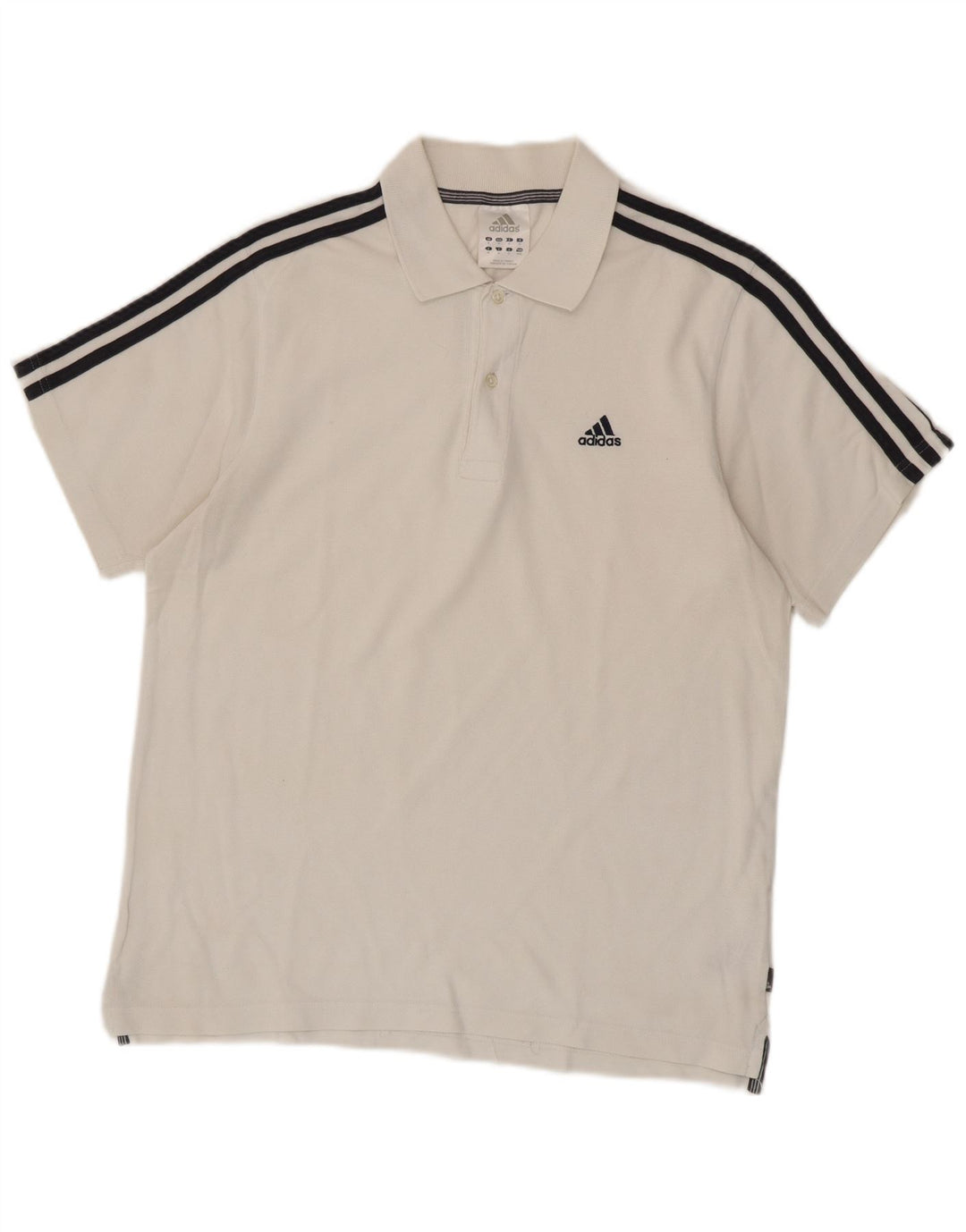 Adidas Herren Poloshirt Mittelweiße Baumwolle