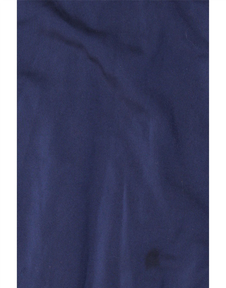 ADIDAS Herren-Trainingsanzug-Top-Jacke, UK 40/42, mittleres Marineblau, Farbblock