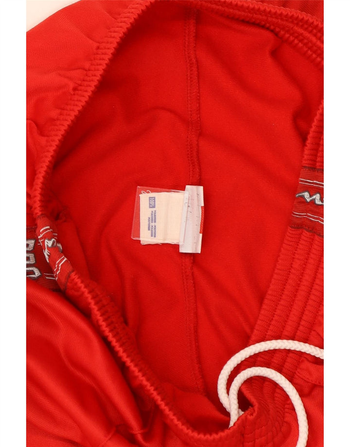Champion Herren-Trainingshose mit Grafik, mittelrotes Polyester