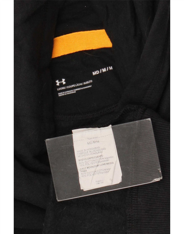 Under Armour Herren-Kapuzenpullover mit Grafik, mittelschwarz, Baumwolle